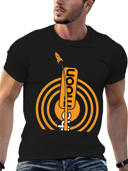 To the Moon Graphic Tee - Crypto Rocket Shirt
