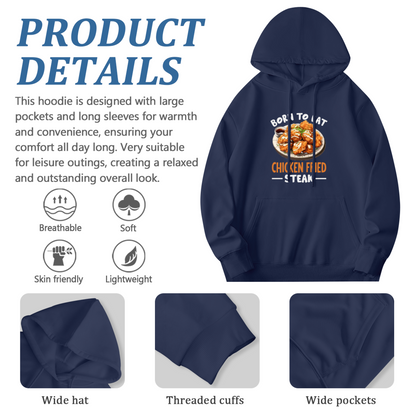 Born to Eat Chicken Fried Steak Hoodie