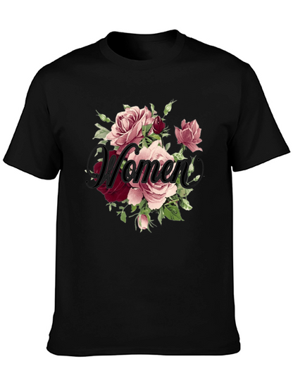 Floral Womens T-Shirt - Elegant Design