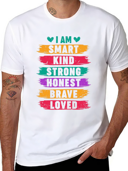I AM Smart Kind Strong Honest Brave Loved T-Shirt