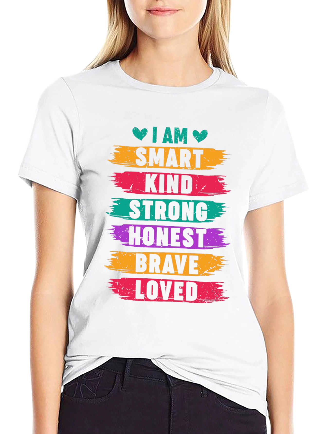 I AM Smart Kind Strong Honest Brave Loved T-Shirt
