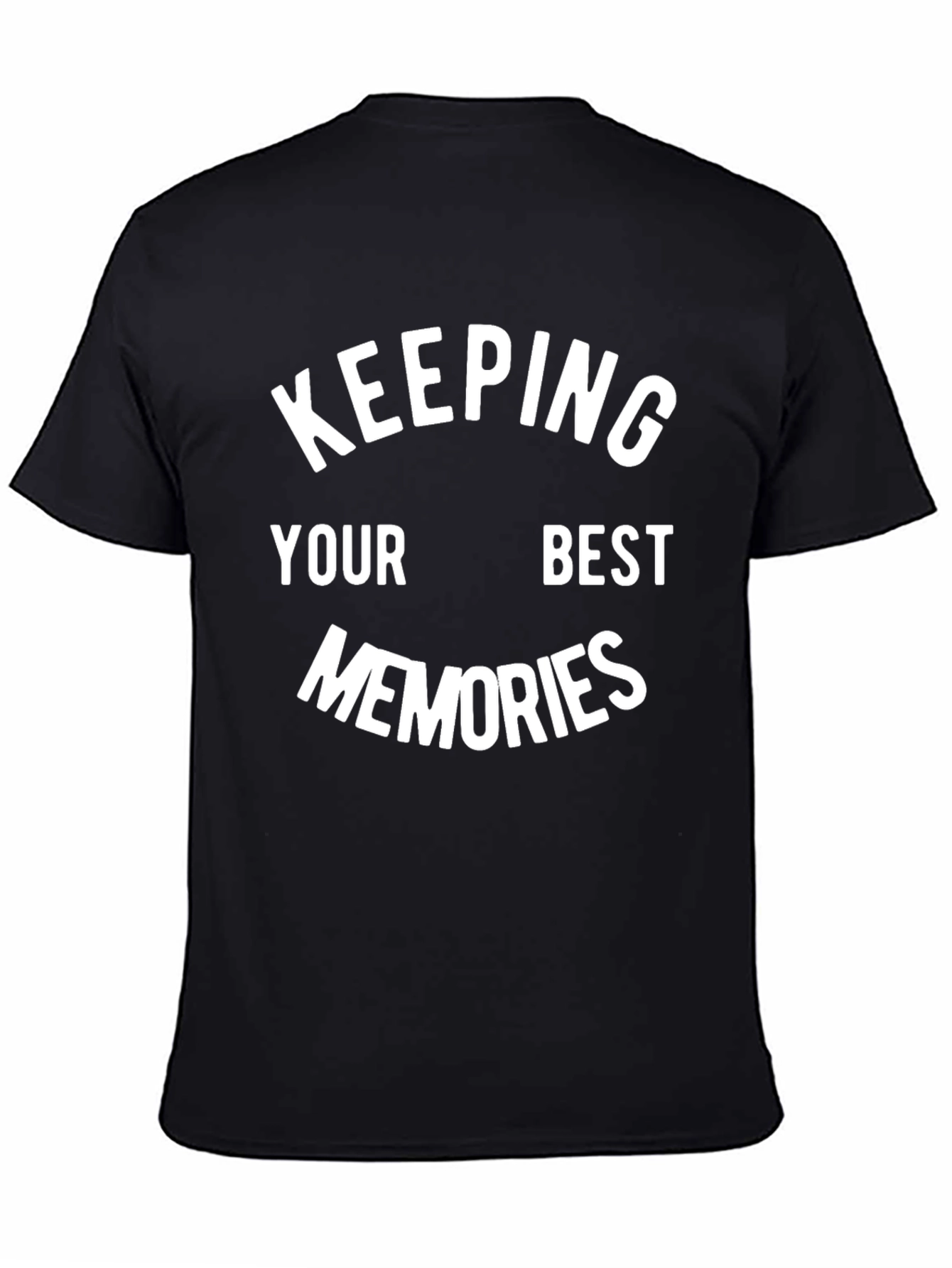 Keeping Your Best Memories Black Graphic Tee