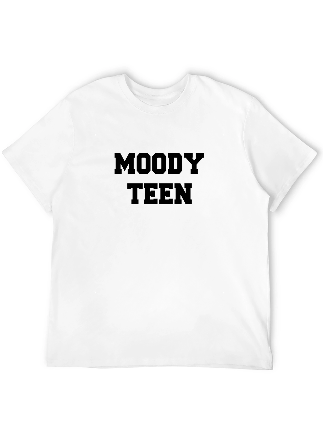 Moody Teen Graphic T-Shirt - Unisex Casual Tee