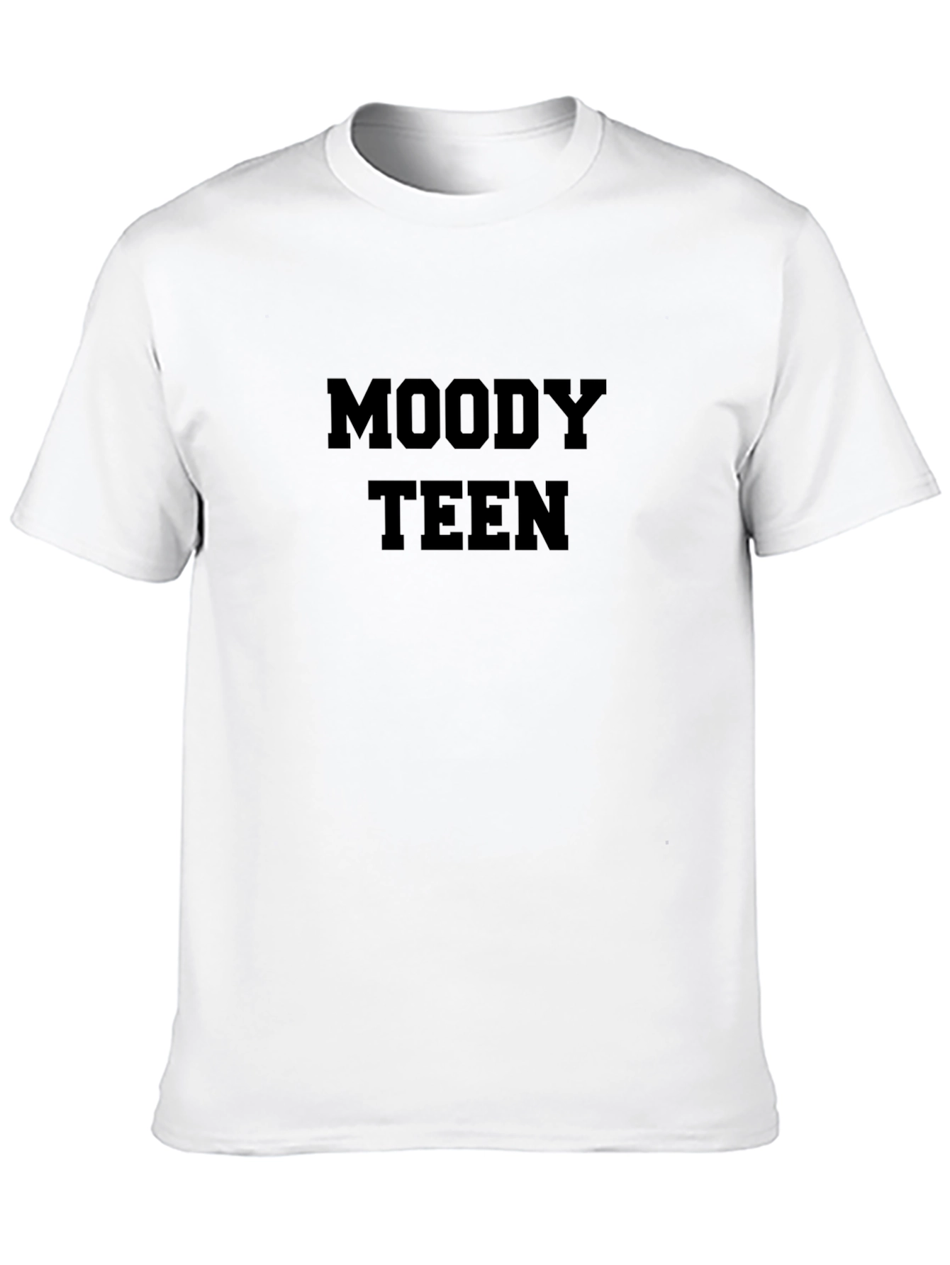 Moody Teen Graphic T-Shirt - Unisex Casual Tee