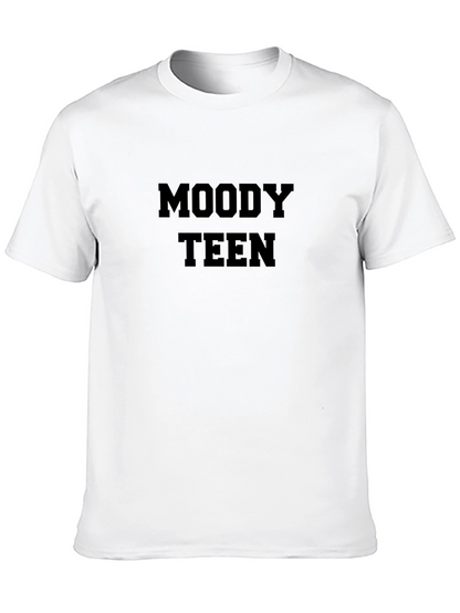 Moody Teen Graphic T-Shirt - Unisex Casual Tee