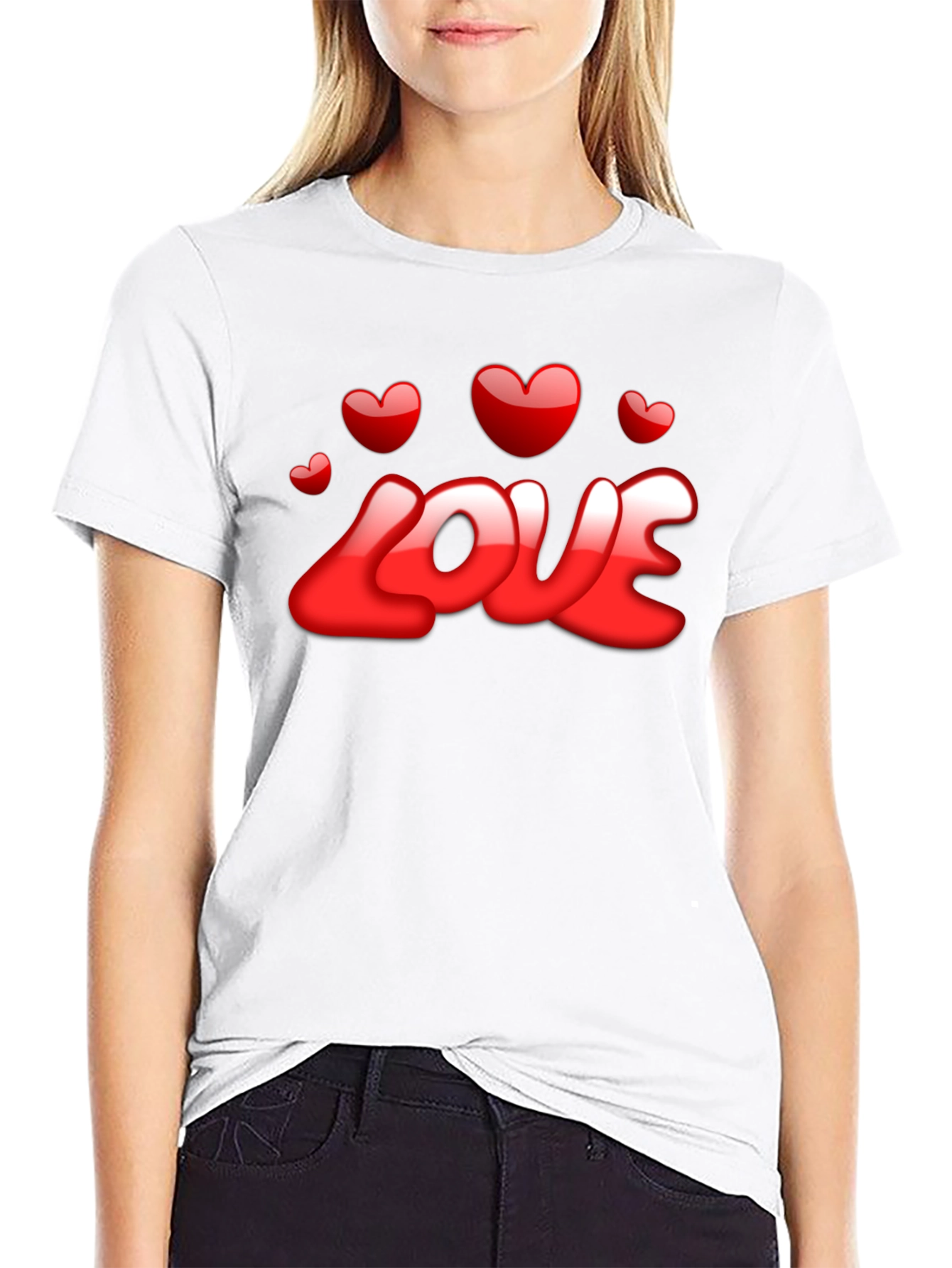 Love T-Shirt - Romantic Heart Tee