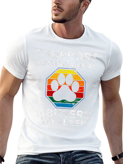 Animal Abuser Sleep Support Tee