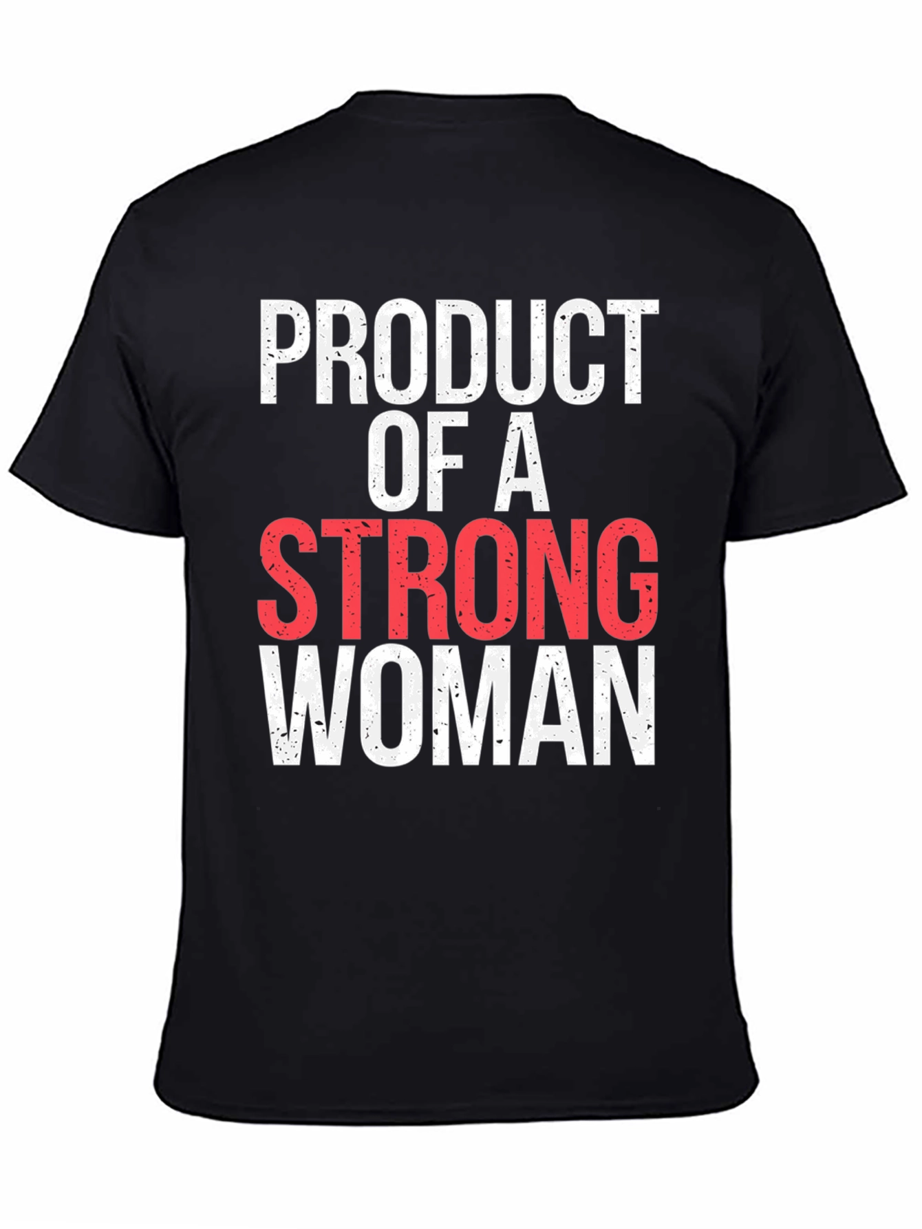 Strong Woman T-Shirt - Black