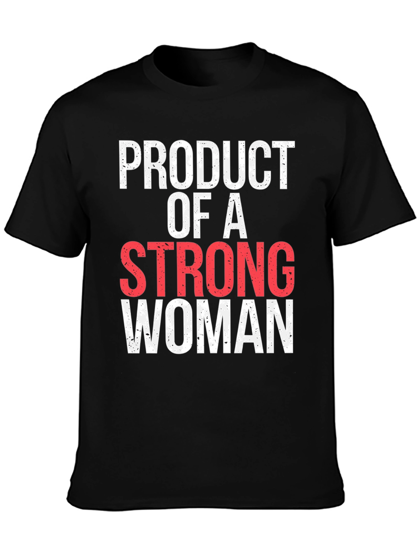 Strong Woman T-Shirt - Black