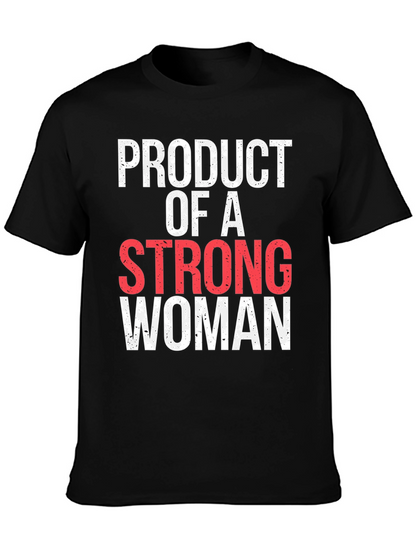 Strong Woman T-Shirt - Black