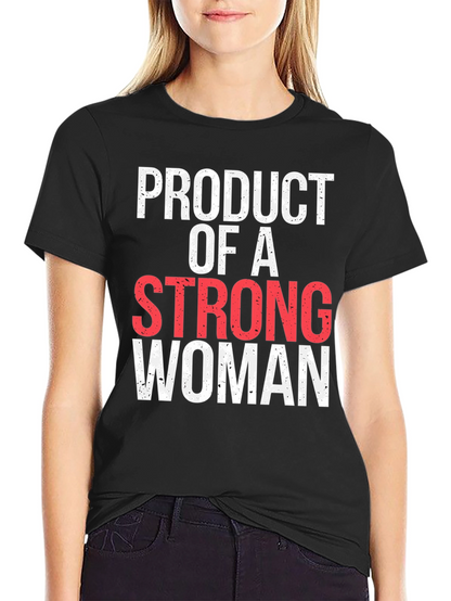 Strong Woman T-Shirt - Black