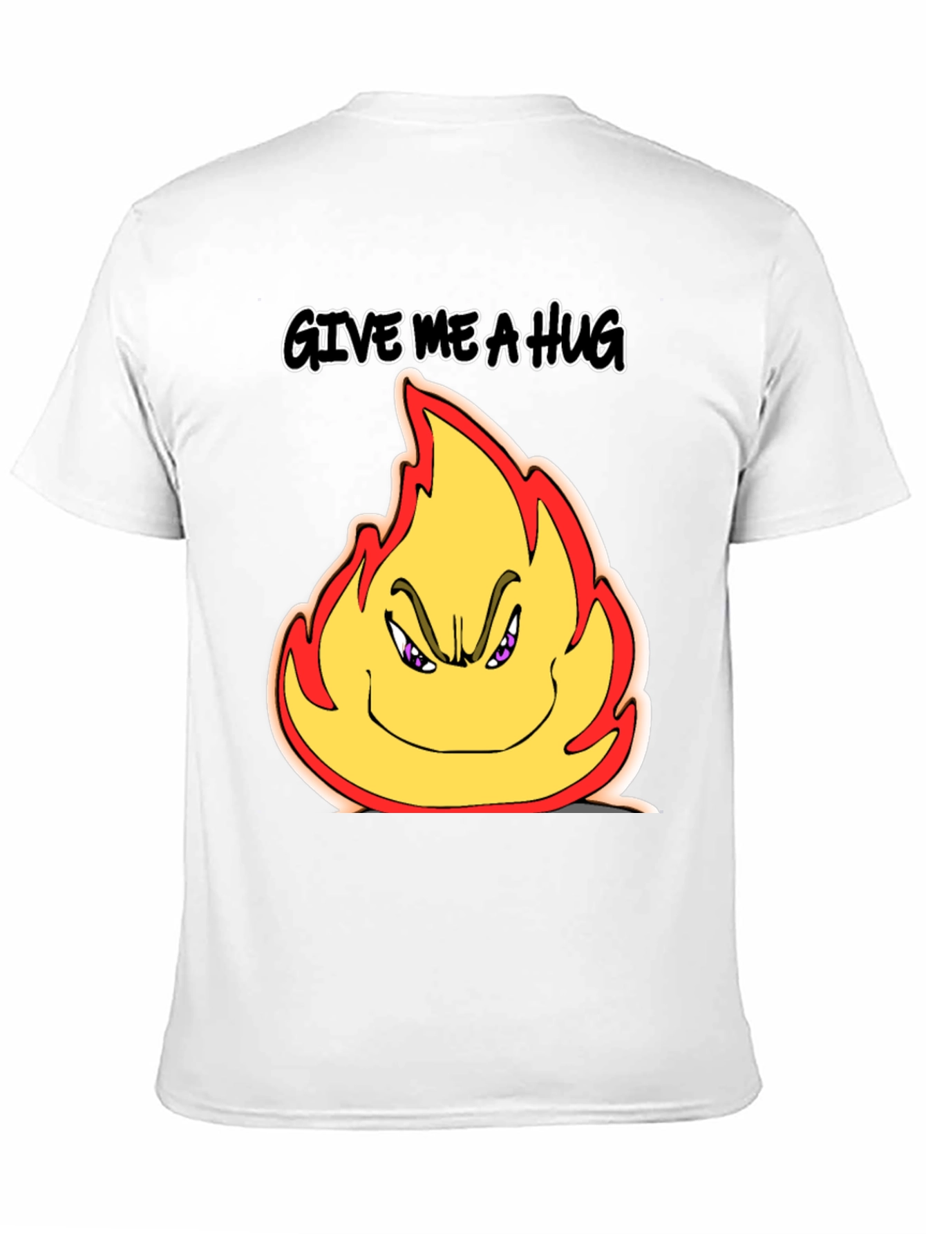 Give Me a Hug Flame Graphic T-Shirt