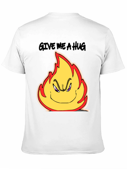 Give Me a Hug Flame Graphic T-Shirt