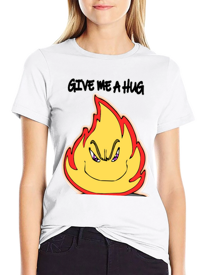 Give Me a Hug Flame Graphic T-Shirt