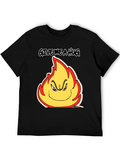 Give Me a Hug Flame Graphic T-Shirt