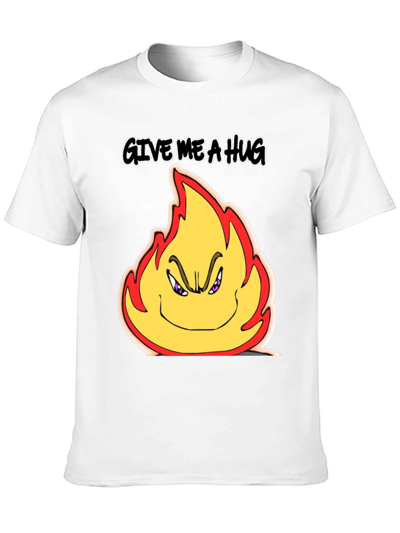 Give Me a Hug Flame Graphic T-Shirt