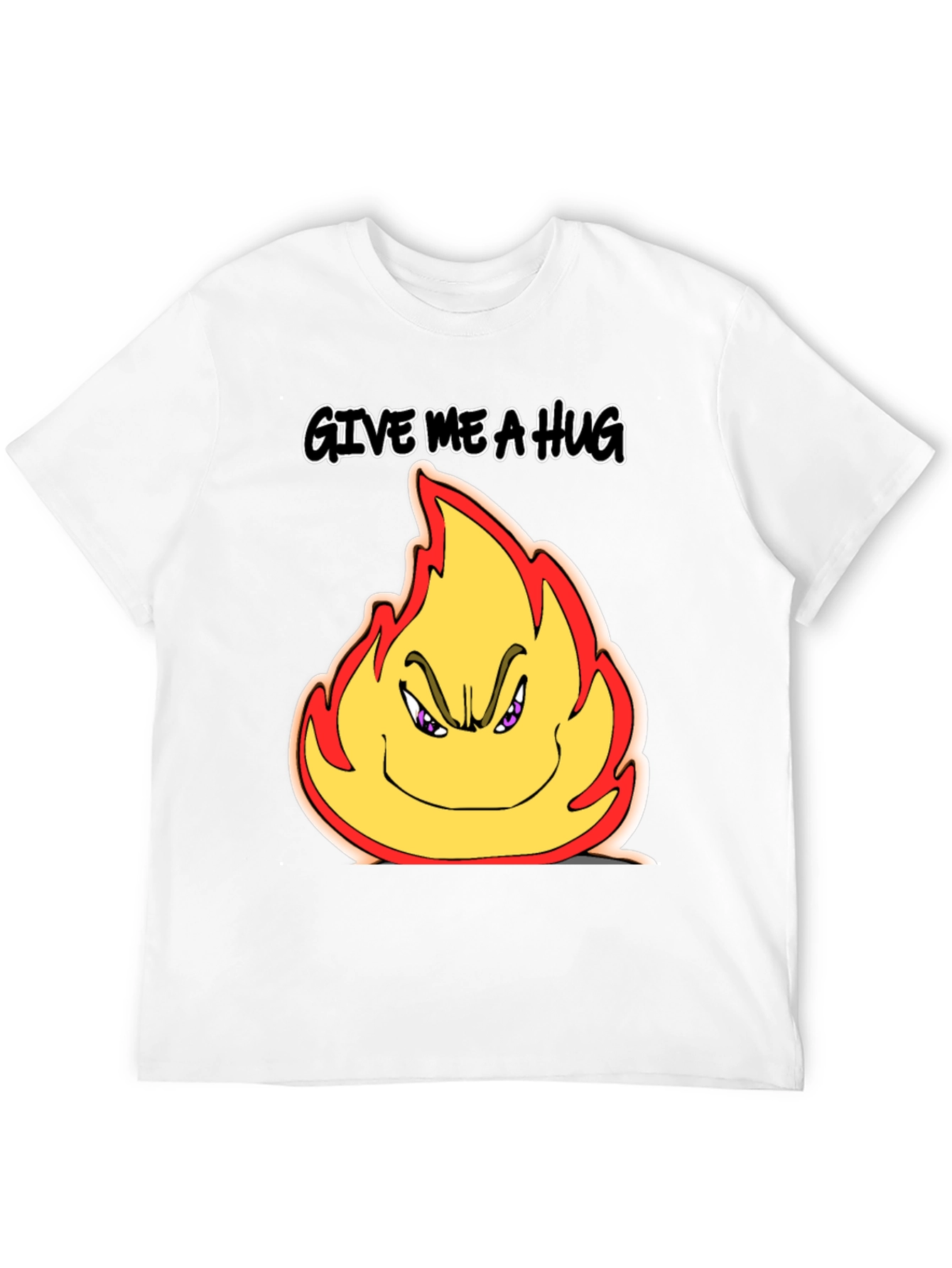 Give Me a Hug Flame Graphic T-Shirt