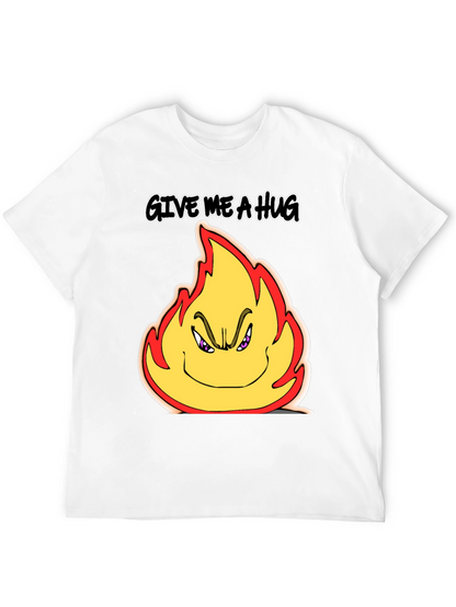 Give Me a Hug Flame Graphic T-Shirt