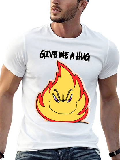 Give Me a Hug Flame Graphic T-Shirt