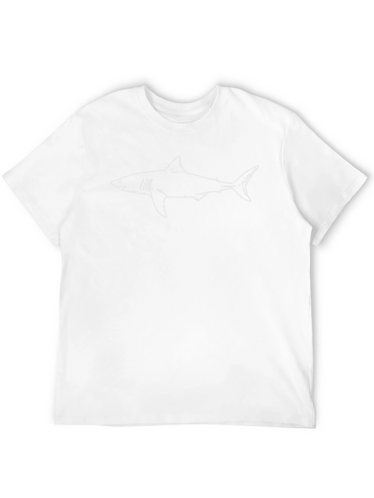 Shark Graphic T-Shirt - Casual Cotton Tee