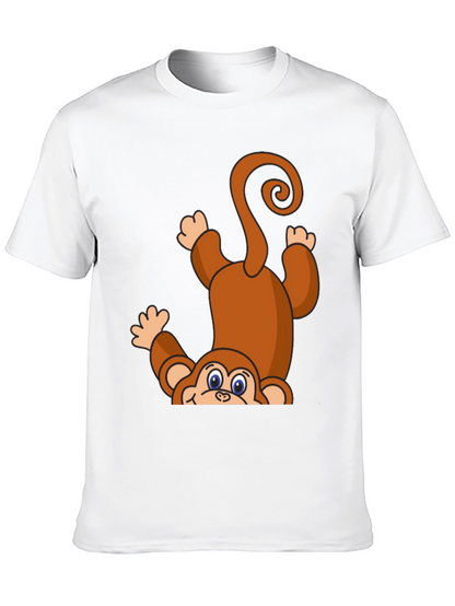 Monkeying Around T-Shirt - Cute Cartoon Animal Tee