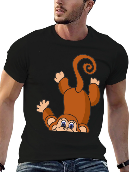 Monkeying Around T-Shirt - Cute Cartoon Animal Tee