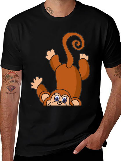 Monkeying Around T-Shirt - Cute Cartoon Animal Tee