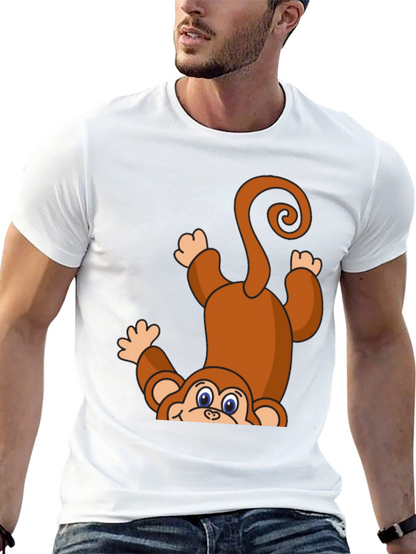 Monkeying Around T-Shirt - Cute Cartoon Animal Tee