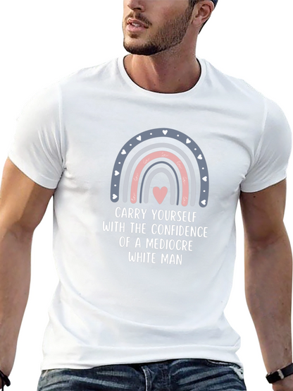 Carry Yourself T-Shirt - Confidence Rainbow Tee