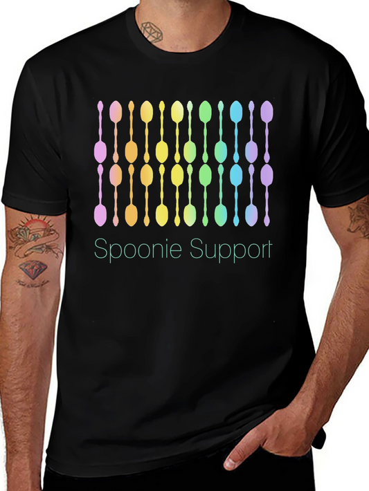 Spoonie Support Graphic T-Shirt - Chronic Illness Awareness