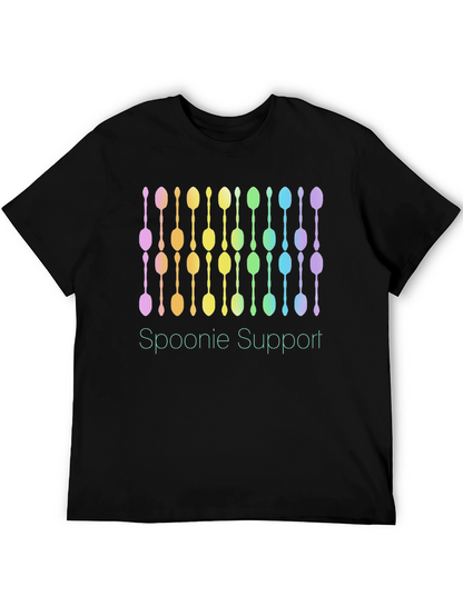Spoonie Support Graphic T-Shirt - Chronic Illness Awareness