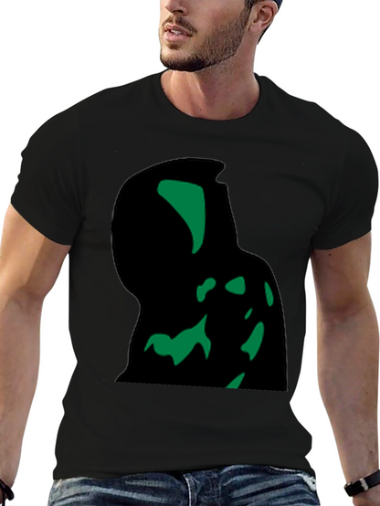 Abstract Graphic Tee - Modern Black T-Shirt