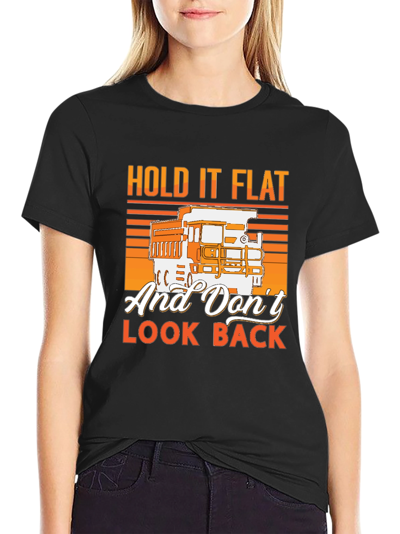 Hold It Flat Trucker T-Shirt