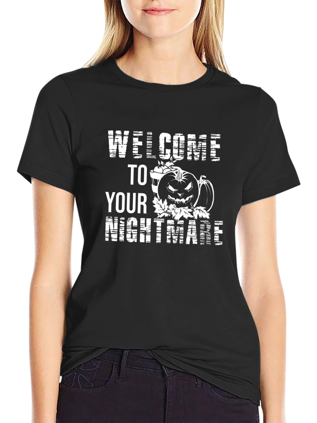 Welcome To Your Nightmare Halloween Graphic Tee
