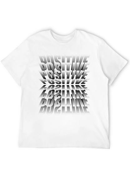 Positive Graphic Tee - Mens Black T-Shirt