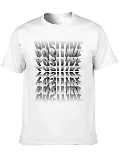Positive Graphic Tee - Mens Black T-Shirt