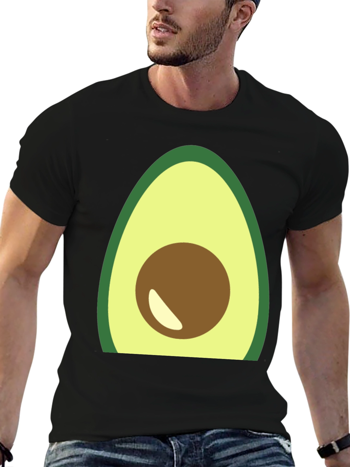 Avocado Graphic T-Shirt - Casual Comfort