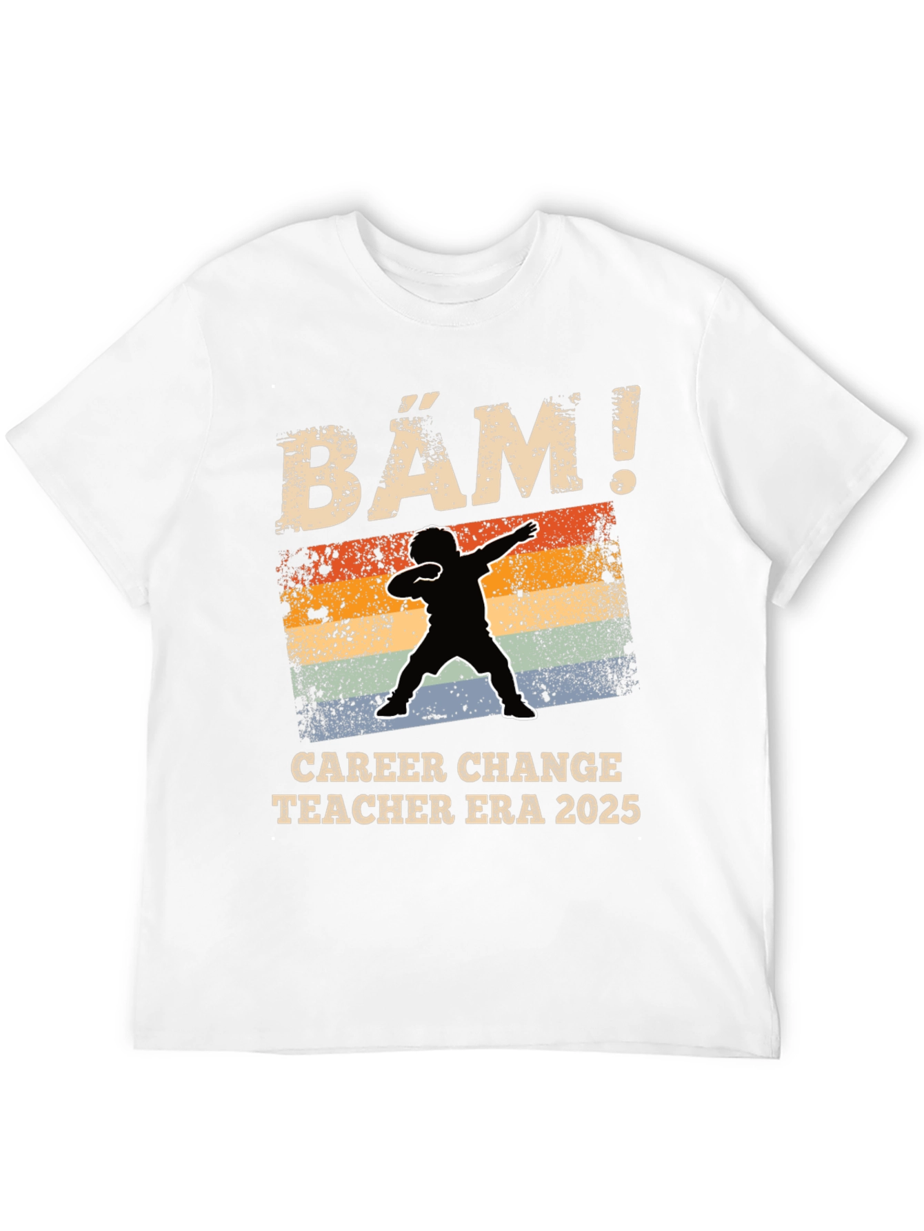 Career Change Teacher Era 2025 T-Shirt