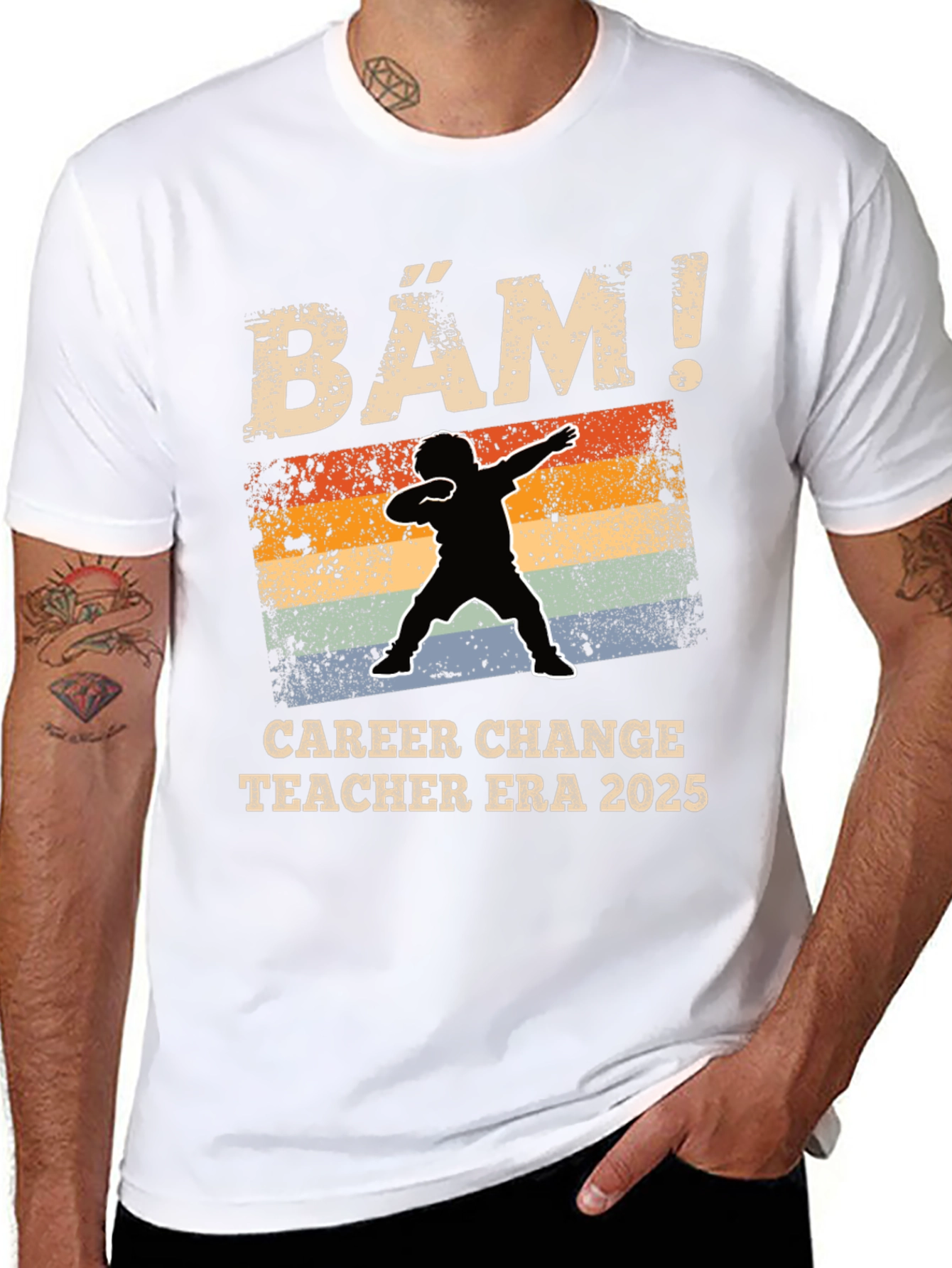 Career Change Teacher Era 2025 T-Shirt