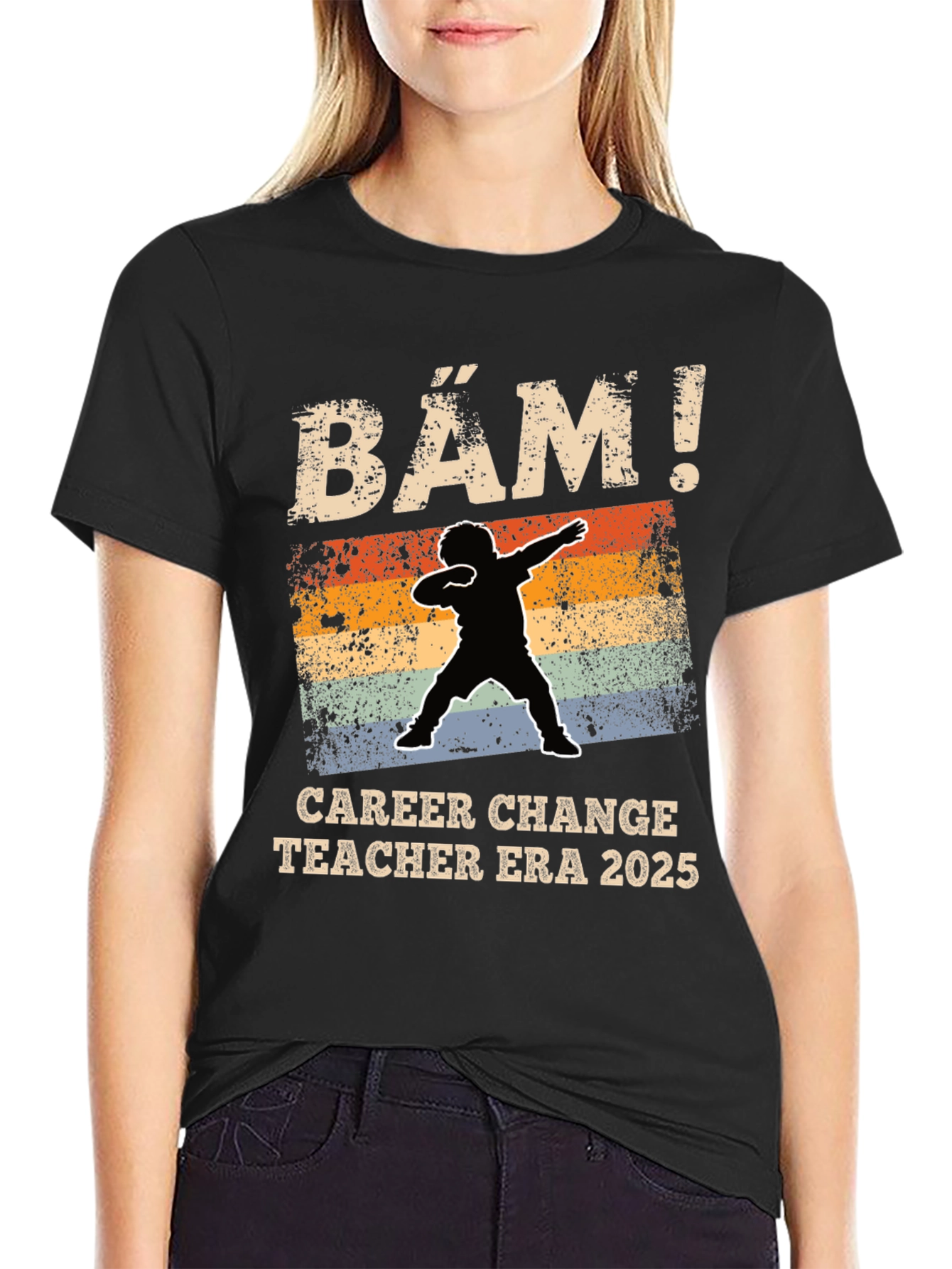 Career Change Teacher Era 2025 T-Shirt