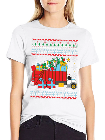 Christmas Truck Ugly Sweater T-Shirt