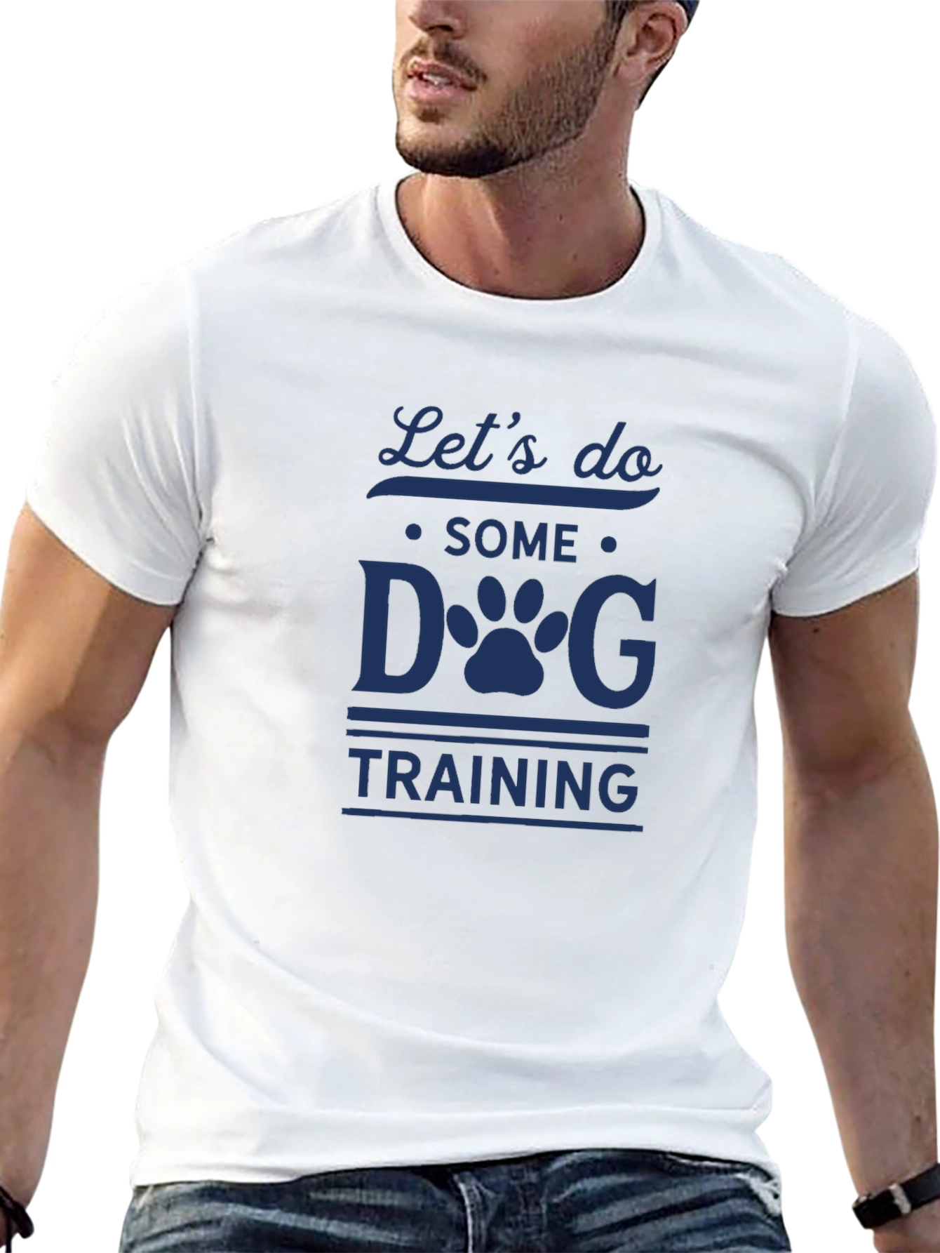 Lets Do Some Dog Training T-Shirt - Black