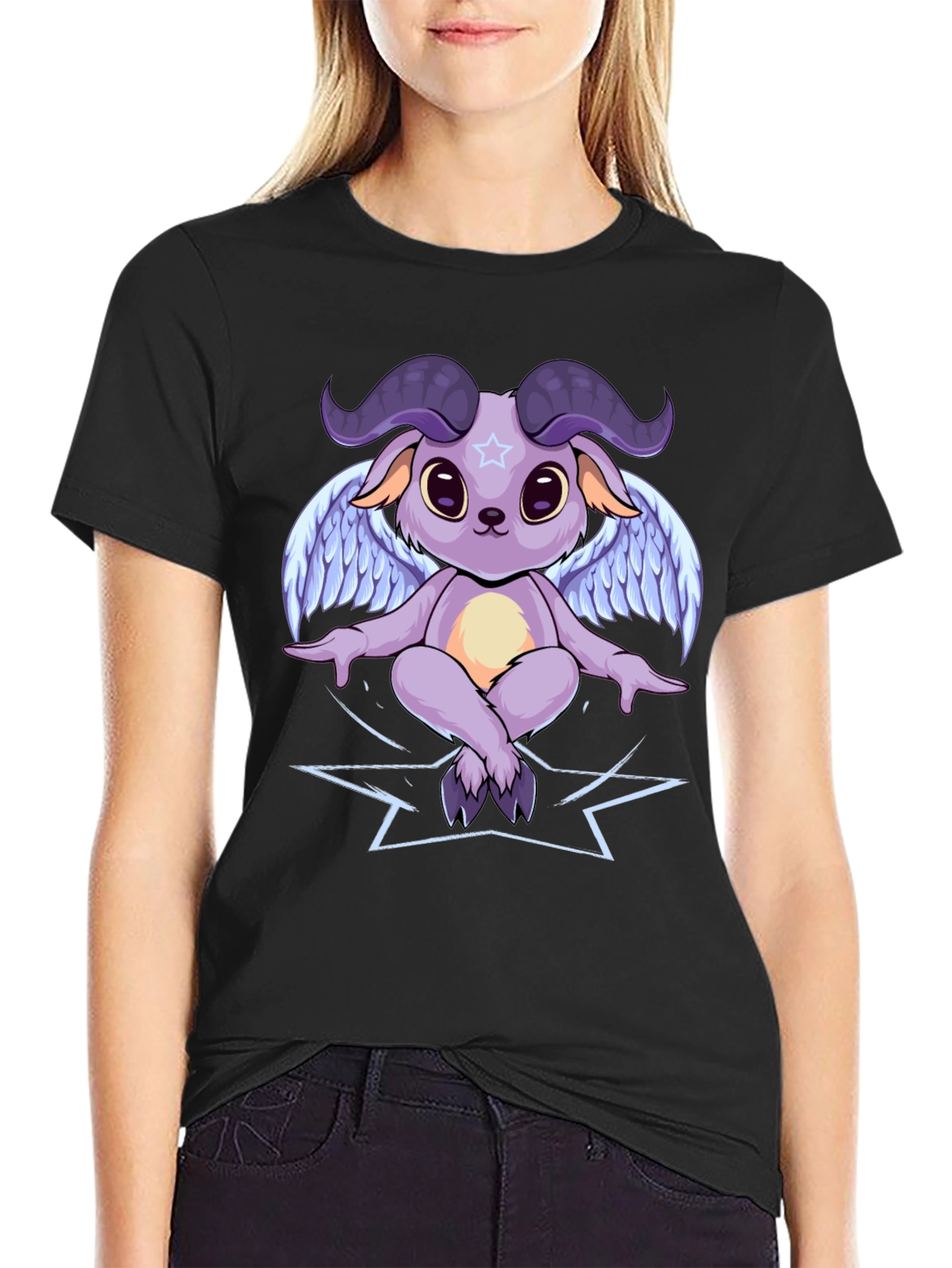 Cute Kawaii Pastel Goth Demon T-Shirt