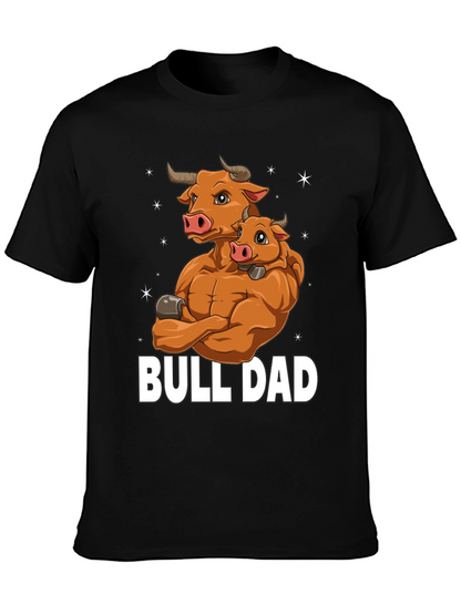 Bull Dad Graphic T-Shirt