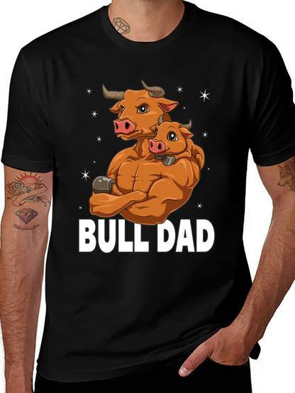 Bull Dad Graphic T-Shirt