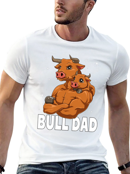 Bull Dad Graphic T-Shirt