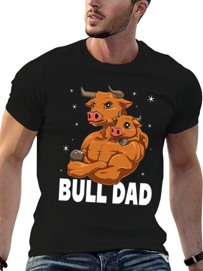 Bull Dad Graphic T-Shirt