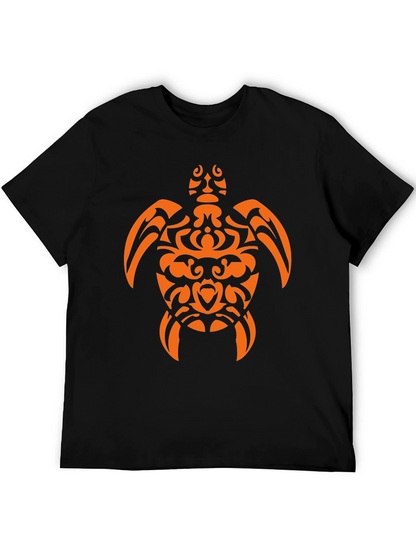 Tribal Sea Turtle Graphic T-Shirt