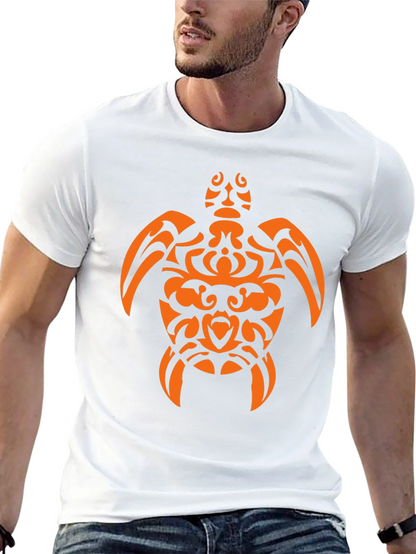 Tribal Sea Turtle Graphic T-Shirt