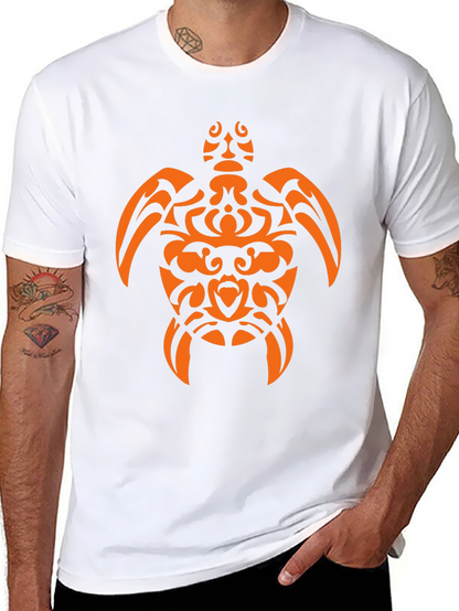 Tribal Sea Turtle Graphic T-Shirt